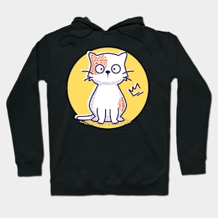 Cute Cat Mood - Shock Cat # Sticker Hoodie